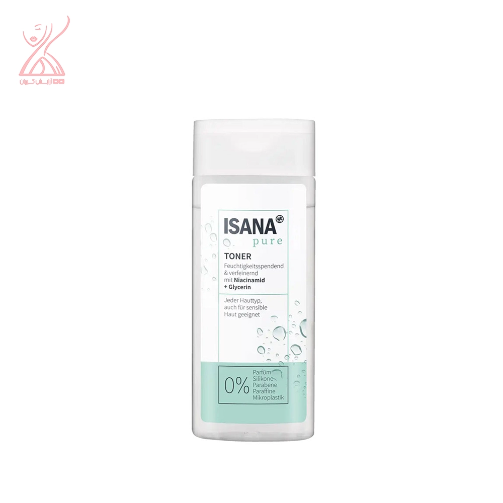 تونر پاک کننده صورت ضد جوش ایسانا Isana pure toner
