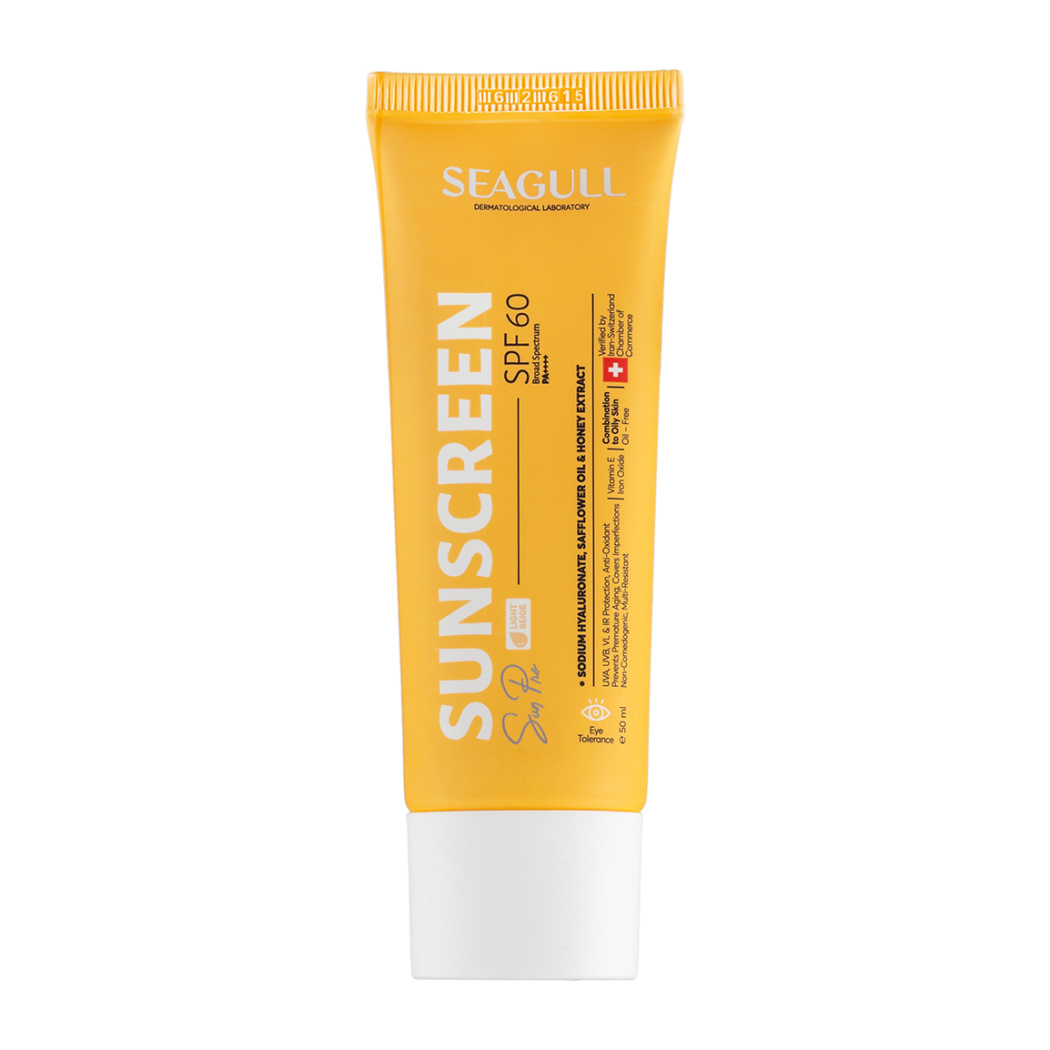 کرم ضد آفتاب سی گل با SPF60 بژ روشن حجم 50 میلی لیتر