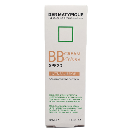 بی بی کرم درماتیپیک با SPF20 رنگ نچرال بژ حجم 30 میلی لیتر