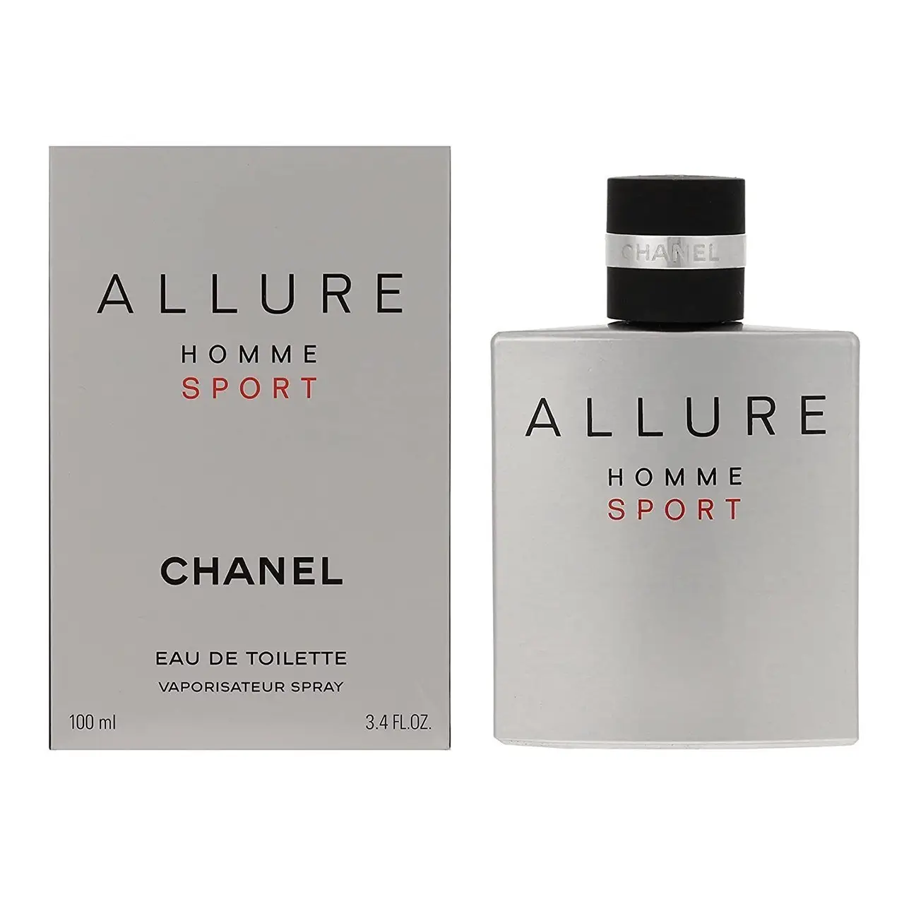 ادوتویلت مردانه شنل مدل Allure Homme Sport حجم 100 میلیلیتر