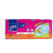 نوار بهداشتی تافته ویژه شب سایز خیلی بزرگ (XL) بسته 10 عددی