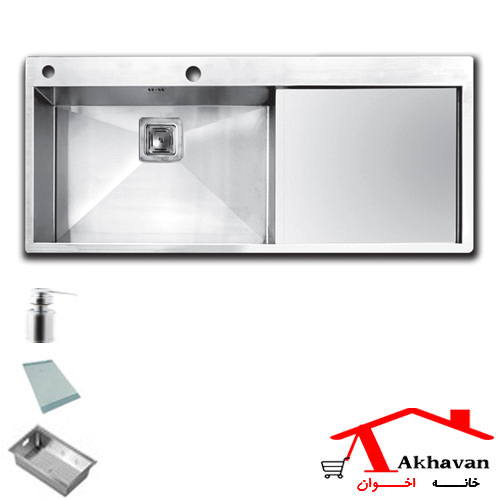 سینک ظرفشویی توکار کد 348 اخوان