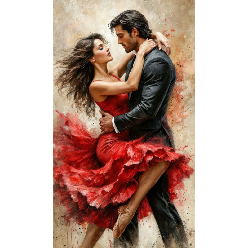 تابلو نقاشی الماسی بزرگسال کد 0082