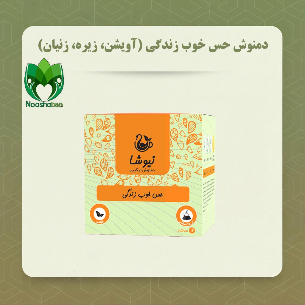 دمنوش مثلثی حس خوب زندگی نیوشا