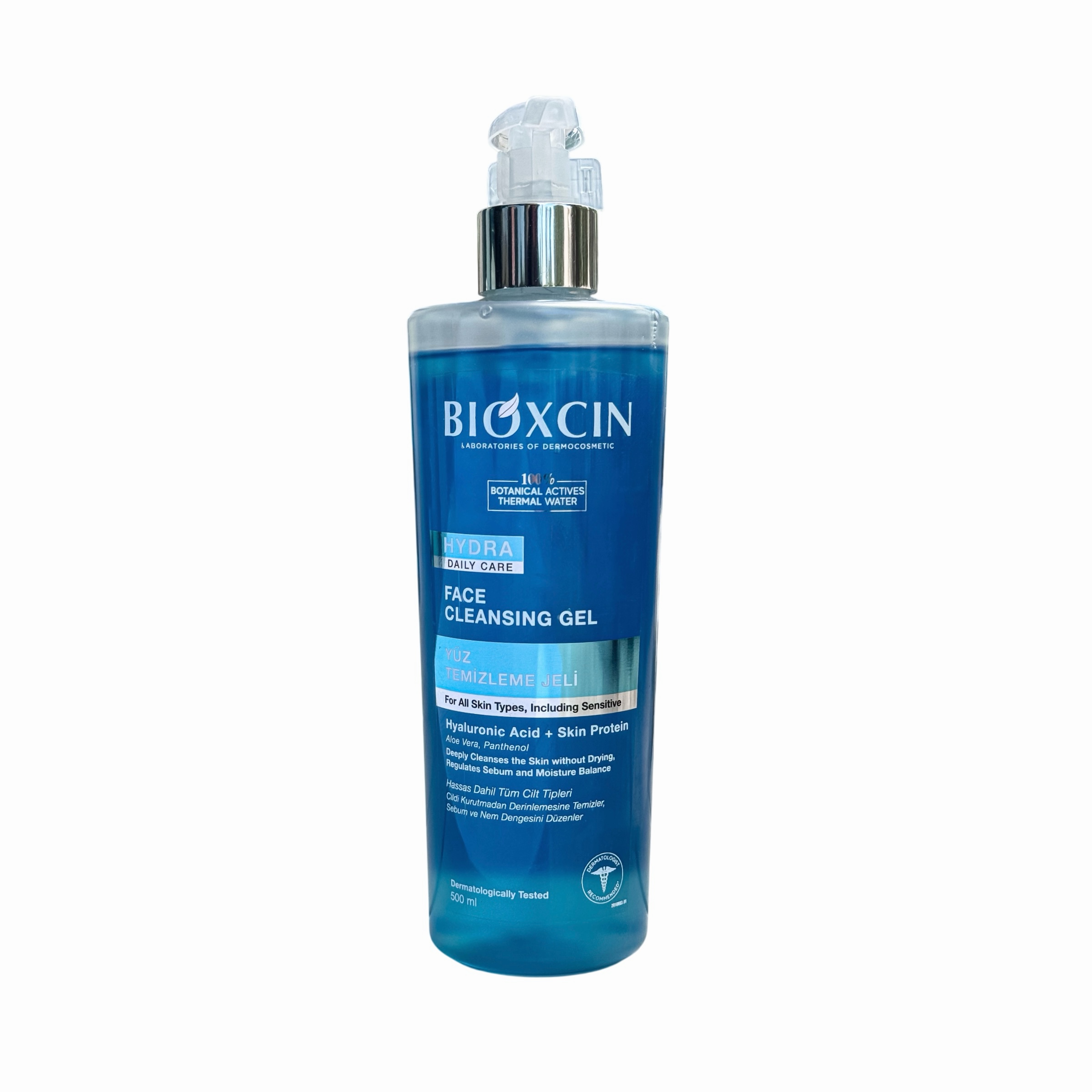 ژل شستشوی آبرسان بیوکسین مدل هیدرا حجم 500 میل BIOXCIN HYDRA FACE CLEANSING GEL 500ML
