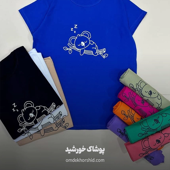 تیشرت پنبه چاپی کد 53