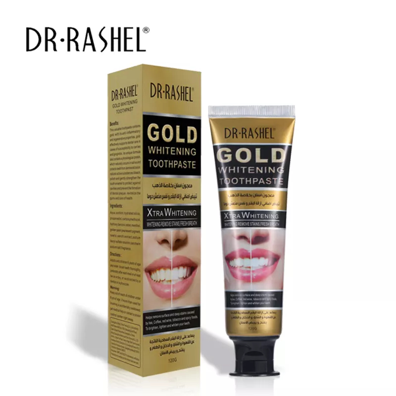 خمیر دندان طلا دکتر راشل اورجینال 120گرم DR.RASHEL Gold Toothpaste
