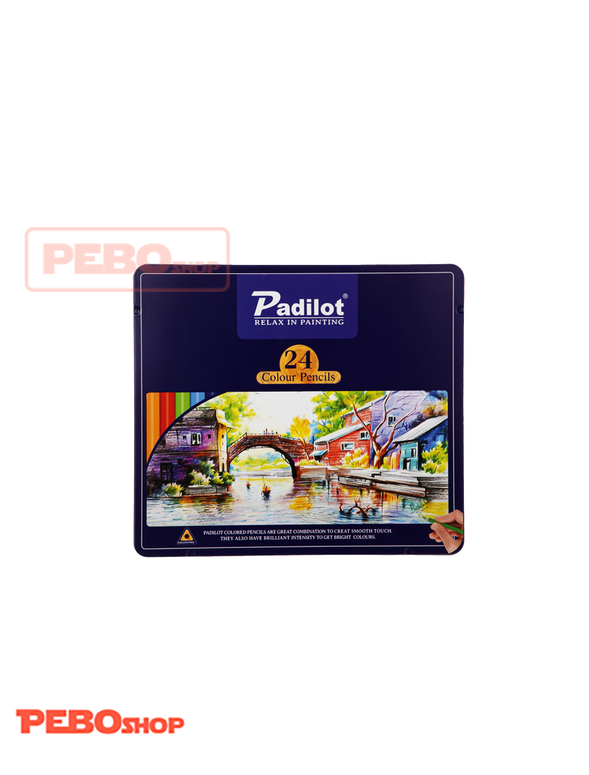 مداد رنگی 24 رنگ فلزی پادیلوت مدل F-810224