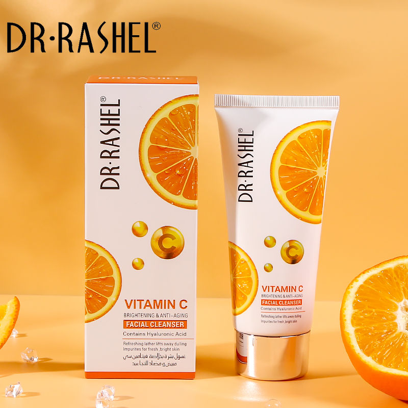 شوینده صورت ویتامین سی دکتر راشل اورجینال 80گرم DR·RASHEL Vitamin C Facial Cleanser