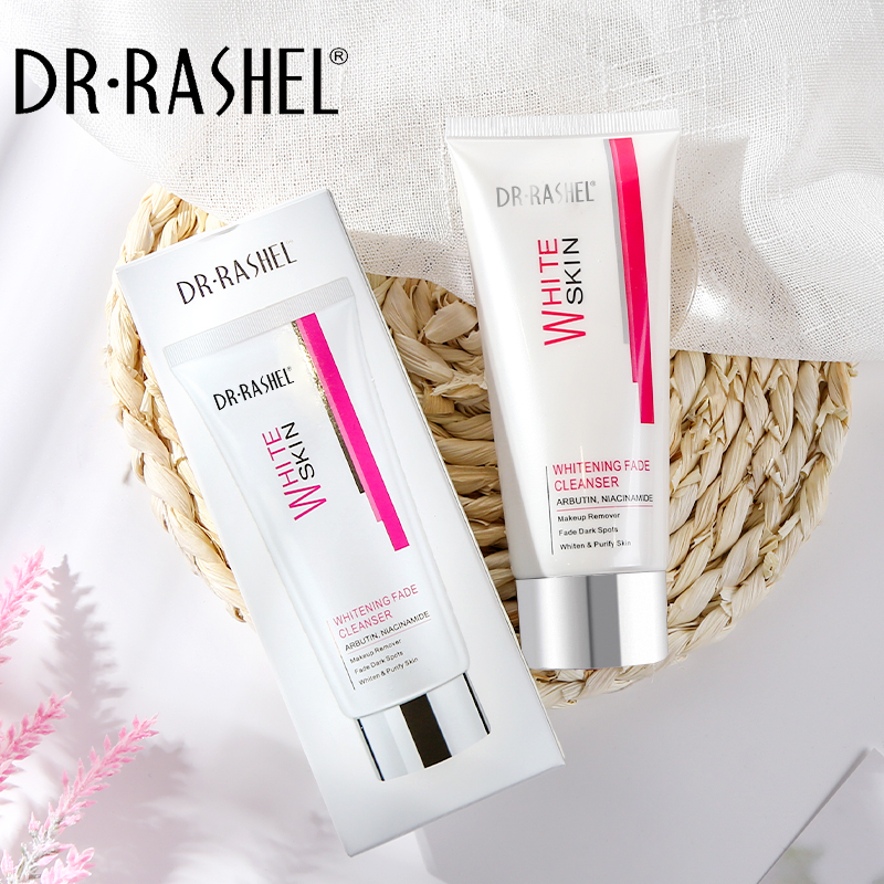 شوینده صورت نیاسینامید و آربوتین دکترراشل ضدلک اورجینال 80گرم DR.RASHEL Whitening Fade Cleanser Arbutin،Niacinamide