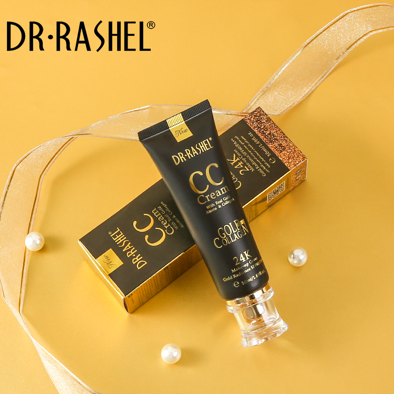 سی سی کرم طلا کلاژن دکتر راشل 50گرم DR.RASHEL Gold and Collagen CC Cream