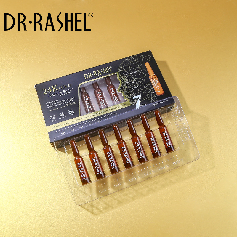 سرم آمپولی طلا 24k ضدپیری دکتر راشل ( ویال ضد پیری ) 2میل DR.RASHEL 24K Gold Anti-aging Ampoule Serum