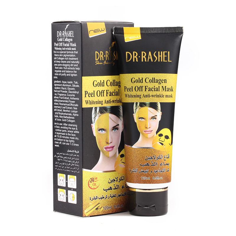 ماسک پیل آف طلا کلاژن دکتر راشل اورجینال120گرم DR.RASHEL Gold Collagen Peel Off Mask
