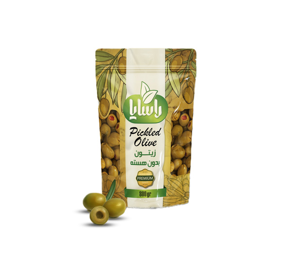 Pitted Olives in Snack Packaging