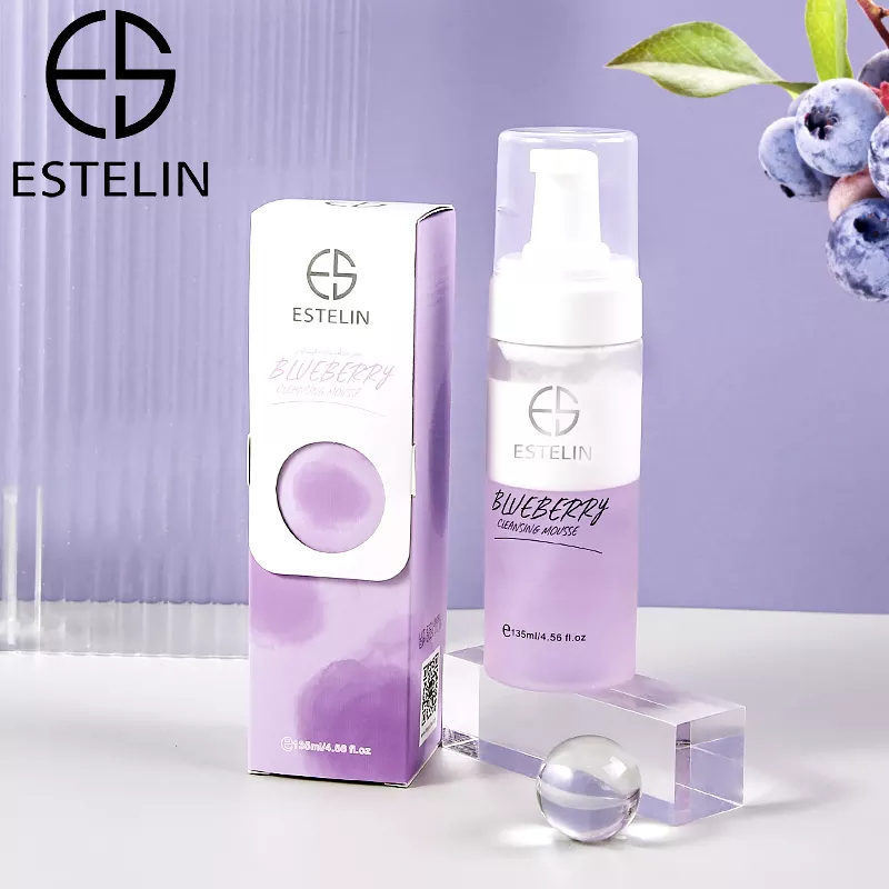 فوم شوینده صورت بلوبری استلین ضدجوش 135میل ESTELIN Bluberry Cleansing Mousse