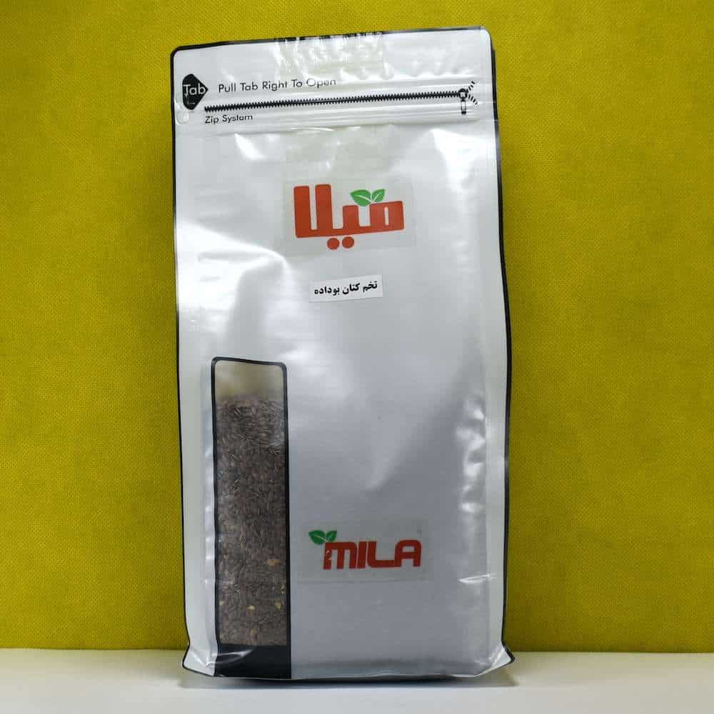 تخم کتان بوداده میلا