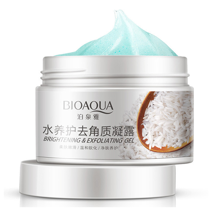 ژل لایه بردار و روشن کننده برنج بیوآکوا اورجینال حجم140میل BIOAQUA Rice Brightening - Exfoliating Gel