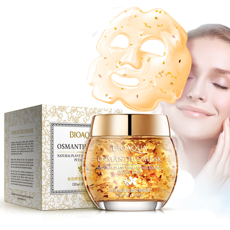ماسک صورت ضد لک اسمانتوس بیوآکوا 120میل BIOAQUA OSMANTHUS Petal Mask
