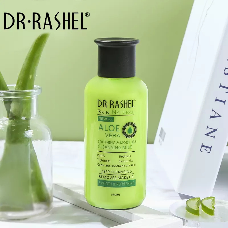 شیرپاکن آلوئه ورا دکتر راشل 160گرم DR.RASHEL Aloe Vera Smoothing Moisture Cleansing Milk