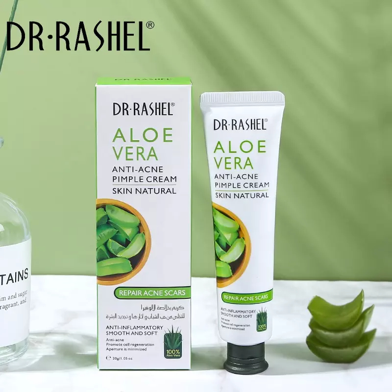 کرم ضدجوش آلوورا دکترراشل اورجینال30گرم DR.RASHEL Aloevera Anti Acne Pimple Cream