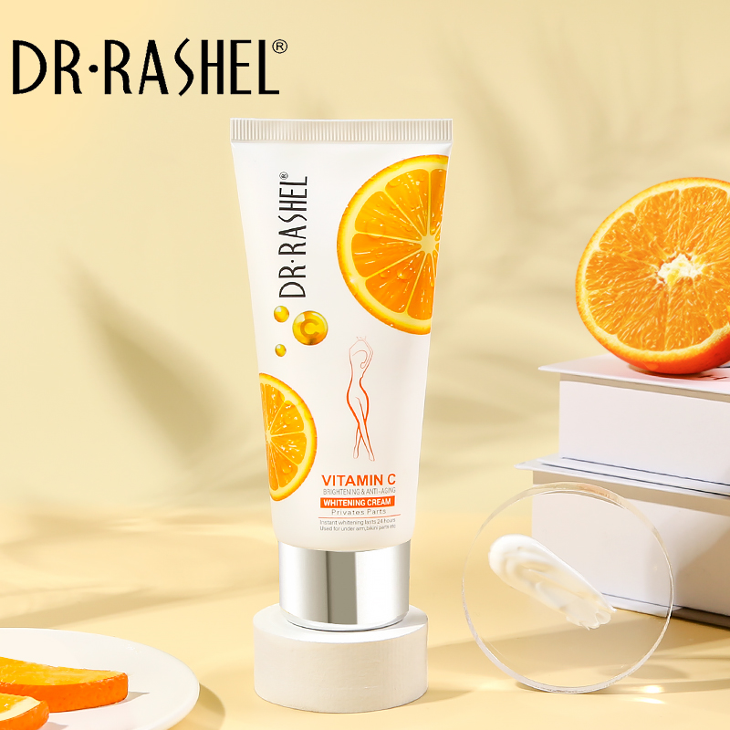 کرم روشن‌ کننده ویتامین سی نواحی حساس دکتر راشل اورجینال80گرم DR.RASHEL Vitamin C Privates Parts Whitening Cream