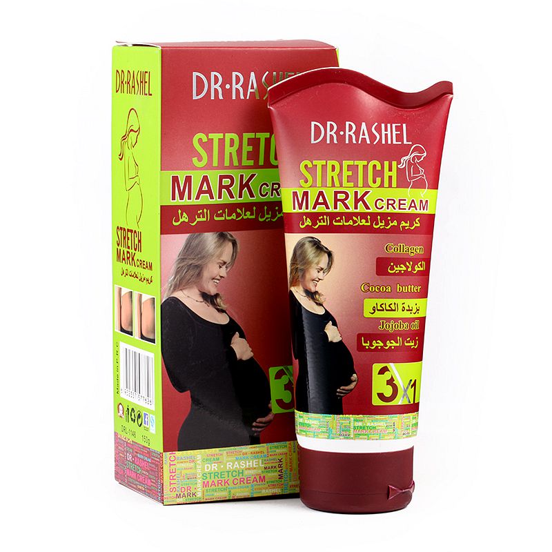 کرم رفع ترک های پوستی دکتر راشل اورجینال 150گرم DR.RASHEL STRECH MARK CREAM