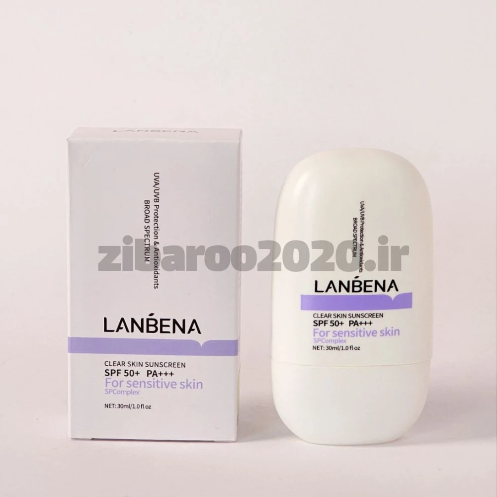 کرم ضد آفتاب شفاف کننده پوست لانبنا LANBENA Clear Skin Sunscreen