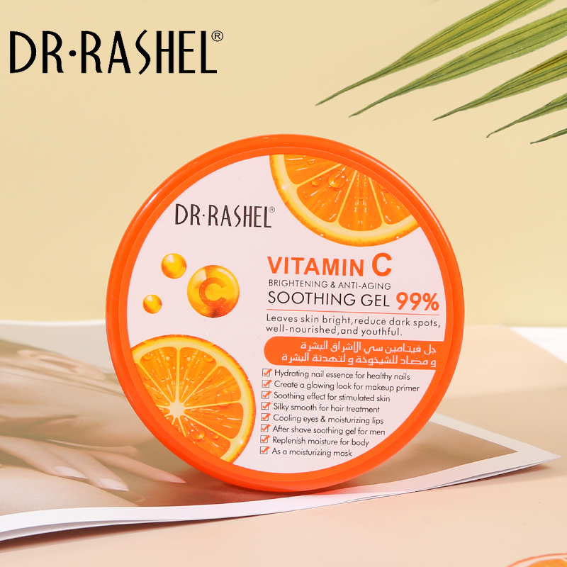 سوتینگ ژل ویتامین سی دکتر راشل اورجینال 300گرم DR.RASHEL VITAMIN C SOOTHING GEL