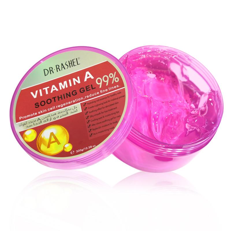 ژل آبرسان ویتامین آ دکتر راشل جوانساز اورجینال 300گرم DR.RASHEL Vitamin A SOOTHING GEL