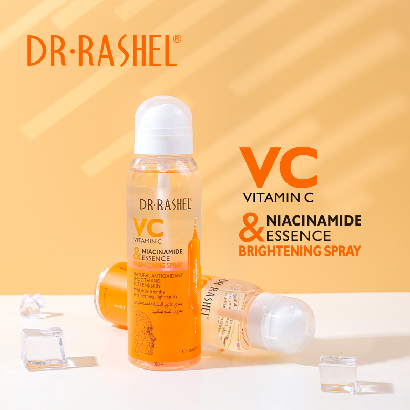 اسپری روشن‌کننده ویتامین سی و نیاسینامید دکتر راشل اورجینال 160میل  DR.RASHEL Vitamin C - Niacinamide Brightening Spray