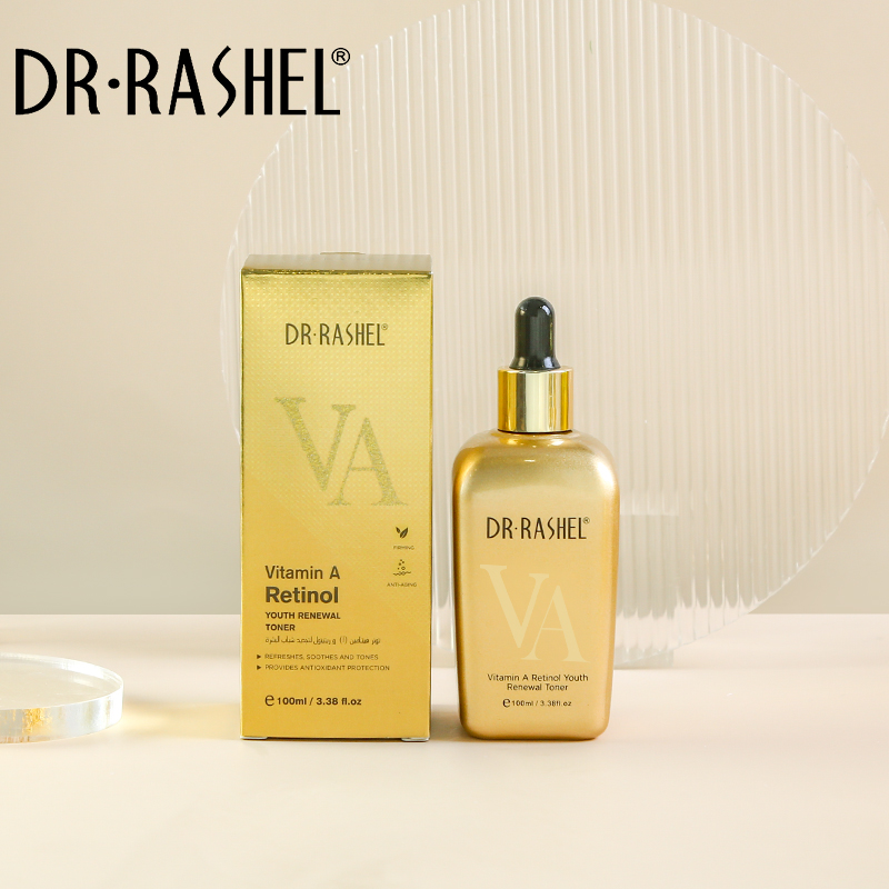 تونر صورت شب رتینول دکتر راشل اورجینال ضد پیری و لیفتینگ 100میل DR RASHEL Vitamin A Retinol Youth Renewal Toner