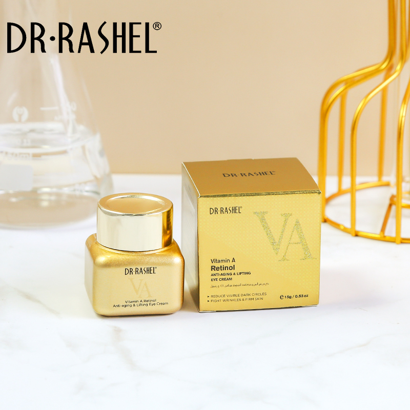 کرم دورچشم رتینول دکتر راشل اورجینال 15گرم DR RASHEL Vitamin A Retinol Anti-aging/Lifting Eye Cream