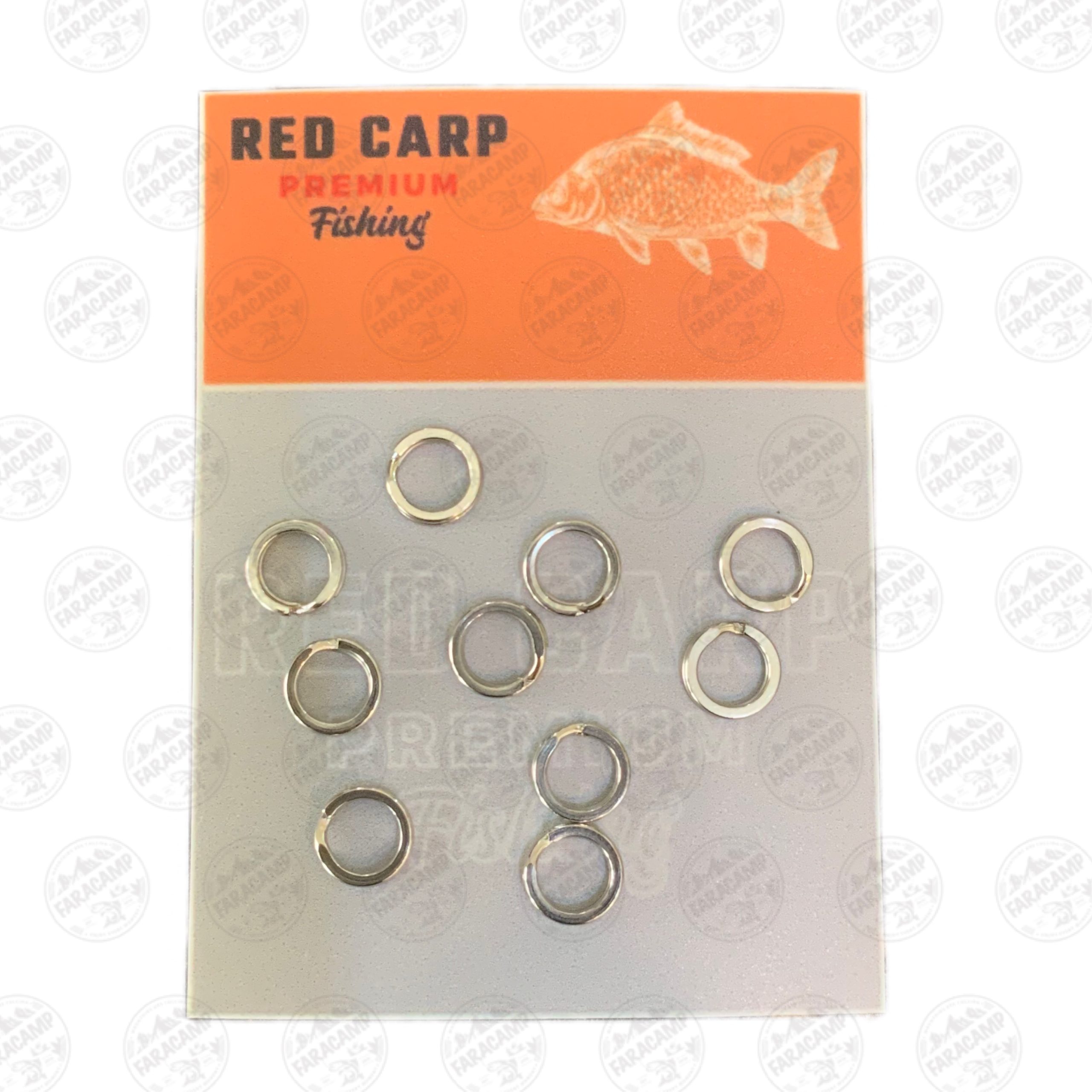 حلقه قلاب لور RedCarp بسته ۱۰ عددی  سایز متوسط