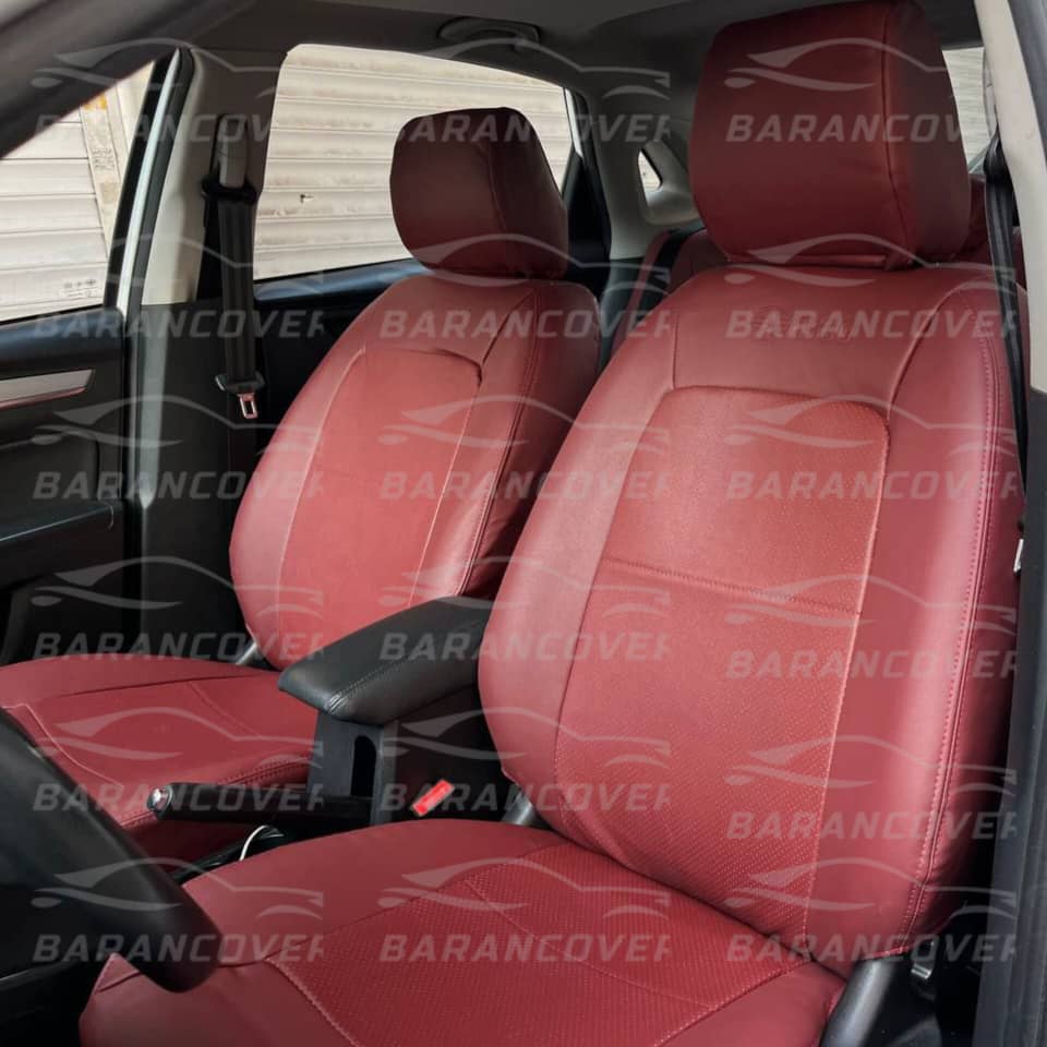 روکش صندلی بسترن B30 چرم رنگ زرشکی تیره
