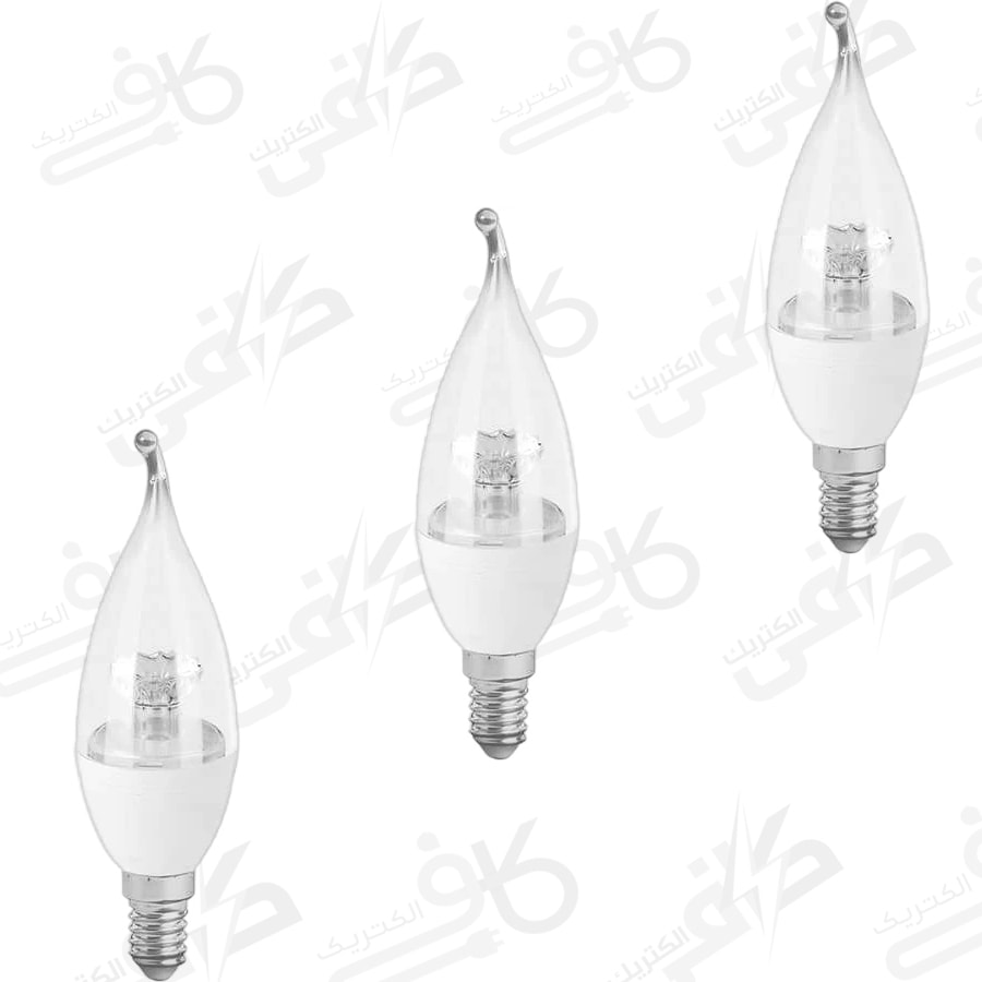 لامپ اشکی 7وات LED شفاف مهتابی سیماران | بدون گارانتی