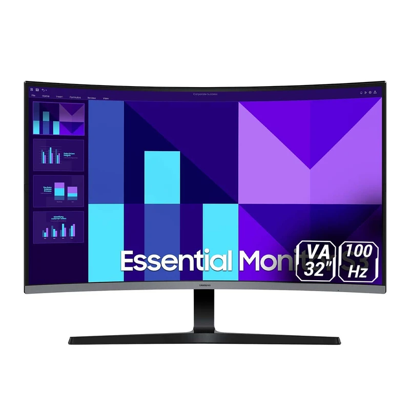مانیتور خمیده گیمینگ 32 اینچ سامسونگ مدل Essential S3 S32D392GAM