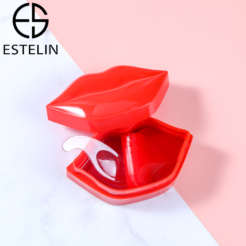 ماسک لب هیدروژلی قرمز استلین روشن کنند دایمی رنگ لب 60گرم ESTELIN Fascinating Red Hydrogel Lip mask