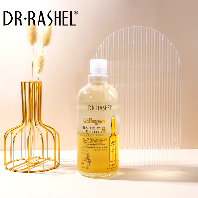تونر اسنس کلاژن دکتر راشل اورجینال لیفتینگ و سفت‌کننده پوست 500میل DR.RASHEL Collagen Elasticity / Firming Essence Toner