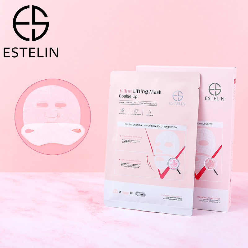 ماسک لیفتینگ و زاویه‌ساز صورت دابل آپ استلین اورجینال 45 گرم ESTELIN V line Lifting Mask Double Up