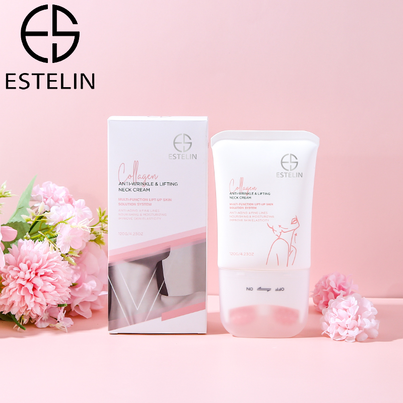 کرم کلاژن گردن استلین ضد چروک و لیفتینگ اورجینال 120 گرم ESTELIN Collagen Anti-Wrinkle & Lifting Neck Cream