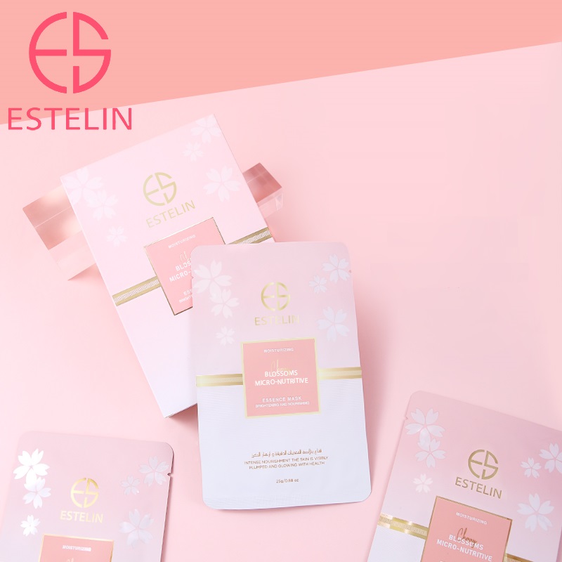 ماسک ورقه ای شکوفه گیلاس استلین اورجینال 25گرم Estelin Cherry Blossoms Essence Mask