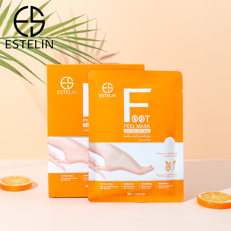 ماسک پا لایه بردار ویتامین سی استلین اورجینال 40گرم ESTELIN Vitamin C Exfoliating Foot Peel Mask