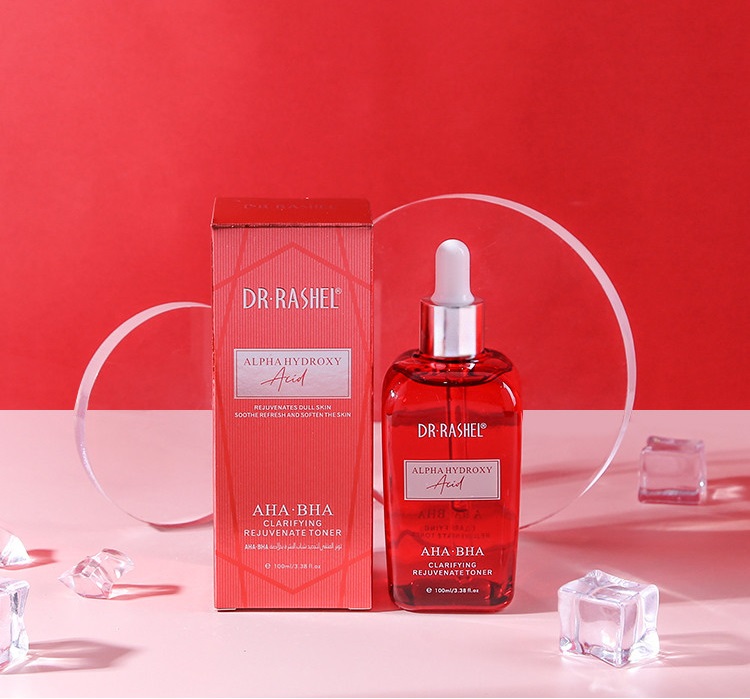 تونر آلفا هیدروکسی اسید دکتر راشل اورجینال 100میل DR.RASHEL AHA.BHA CLARIFYING REJUVENATE TONER