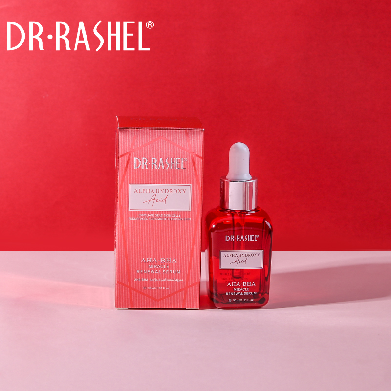 سرم آلفا هیدروکسی اسید دکتر راشل اورجینال حجم30میل DR Rashel AHA BHA Miracle Renewal Rejuvenation Face Serum