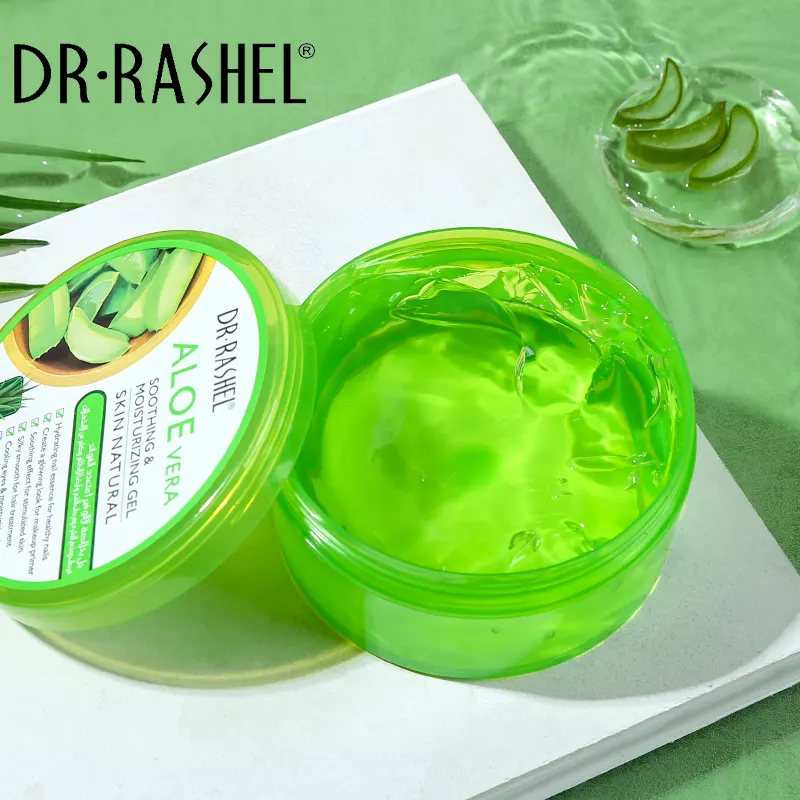 سوتینگ ژل آلوورا دکتر راشل همه کاره آبرسان اورجینال300 گرم DR.RASHEL Aloevera Soothing Gel