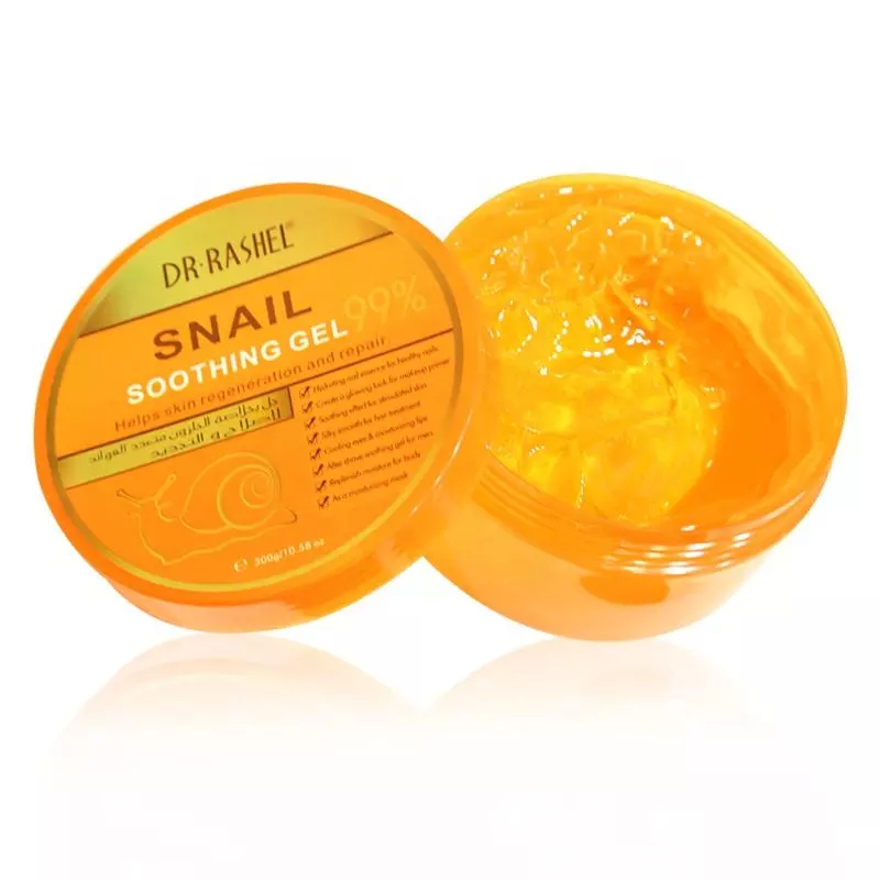 سوتینگ ژل حلزون دکتر راشل همه کاره و آبرسان اورجینال 300گرم DR.RASHEL SNAIL SOOTHING GEL