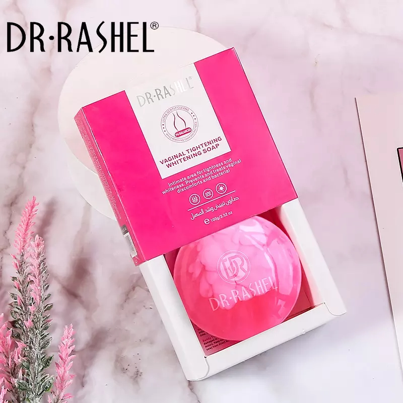 صابون بانوان دکتر راشل سفید و تنگ کننده اورجینال 100گرم DR.RASHEL Vaginal Tightening Whitening Soap