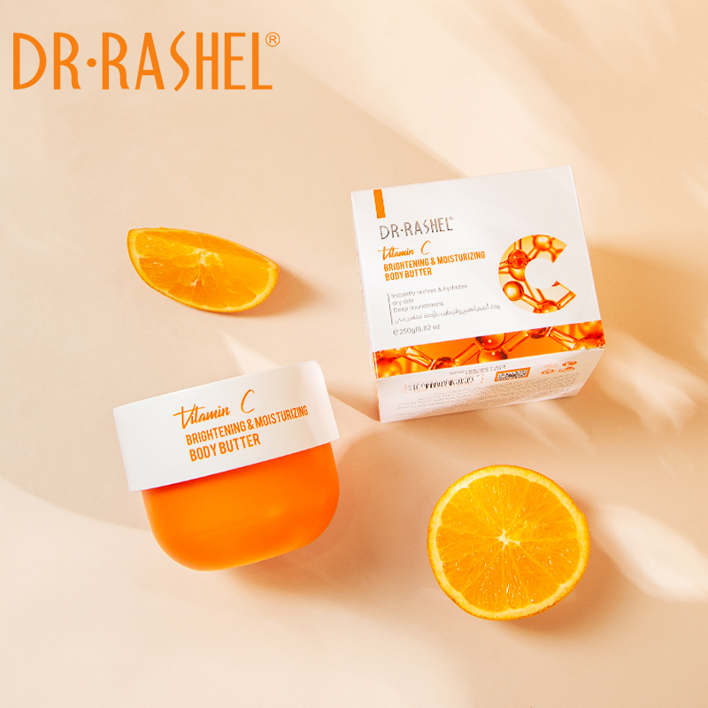 اسکراب ویتامین سی دکتر راشل مخصوص صورت و بدن 250گرم DR.RASHEL Vitamin C Face Body Scrub