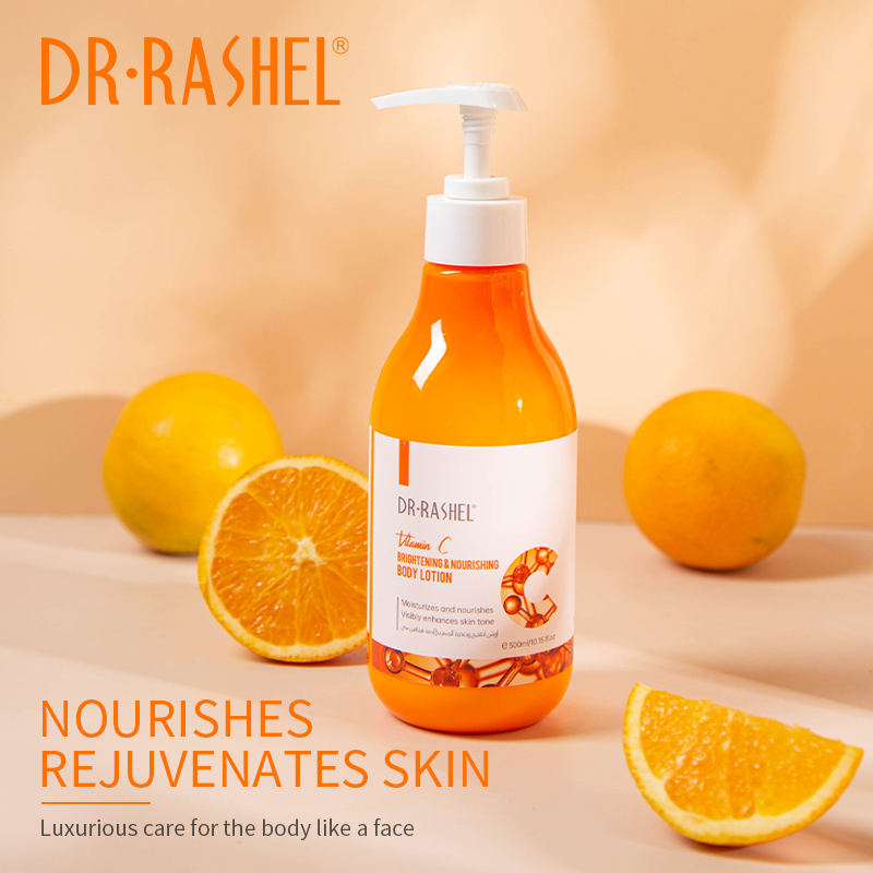 لوسیون بدن ویتامین سی دکتر راشل 300میل DR.RASHEL Vitamin C Body Lotion