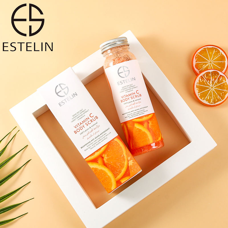 اسکراب بدن ویتامین سی استلین 200گرم ESTELIN Vitamin C Body Scrub